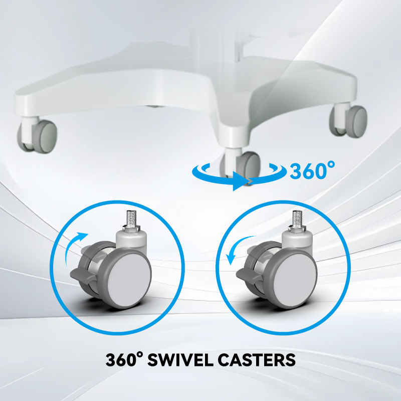 Silent Wheels with Lock